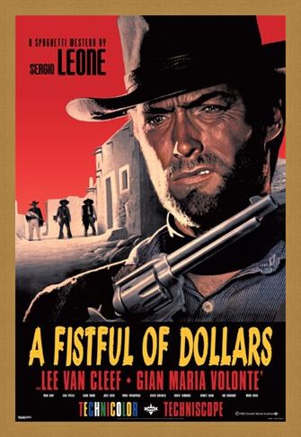 Framed Framed Sergio Leone Classic - A Fistful of Dollars