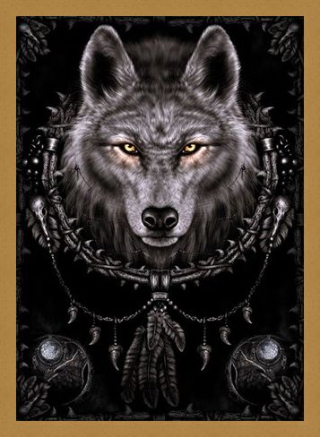 Framed Framed Wolf Dreams - Spiral