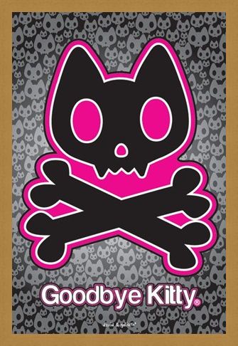 Framed Framed Goodbye Kitty - David and Goliath
