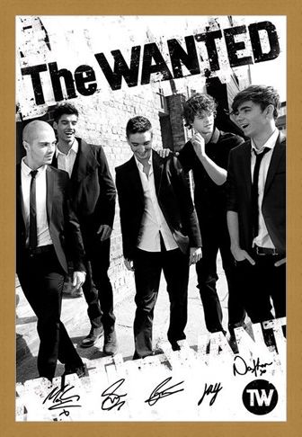 Framed Framed Boys in Black and White - The Wanted