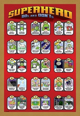 Framed Framed Superhero Do's and Don'ts - Rules of a Hero