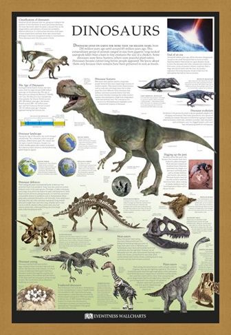 Framed Framed Dinosaurs - Dorling Kindersley