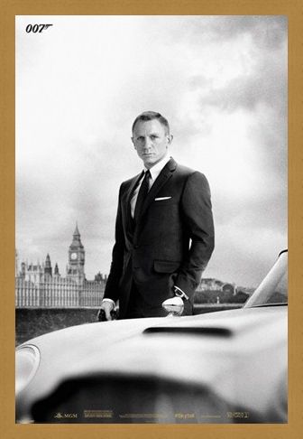 Framed Framed Smooth, Suave & Sophisticated - Daniel Craig is James Bond