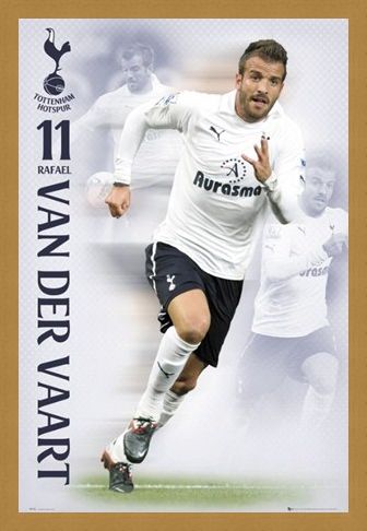 Framed Framed Rafael Van Der Vaart - Tottenham Hotspur Football Club