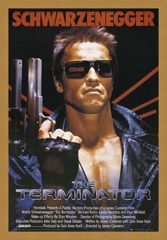 Framed Framed Arnold Schwarzenegger is The Terminator - The Terminator