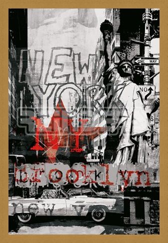 Framed Framed New York Collage 3 - New York City