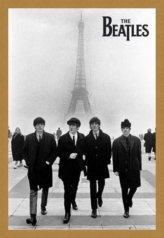 Framed Framed Liverpool Lads in Paris - The Beatles