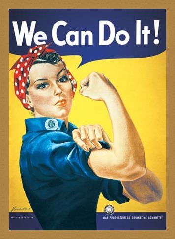 Framed Framed We Can Do It - Howard Miller