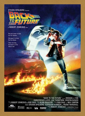 Framed Framed Back to the Future Movie Score - Back to the Future