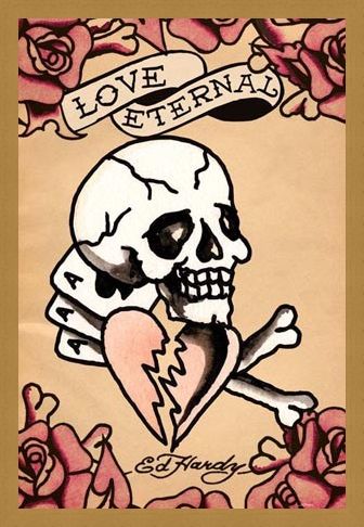 Framed Framed Love Eternal - Ed Hardy