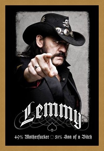 Framed Framed The founding father of Motorhead - Lemmy
