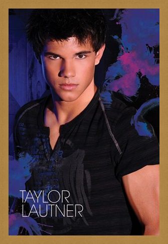 Framed Framed Brooding in Blue - Taylor Lautner