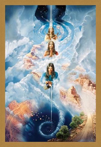 Framed Framed Navajo Creation Myth - John Stephens