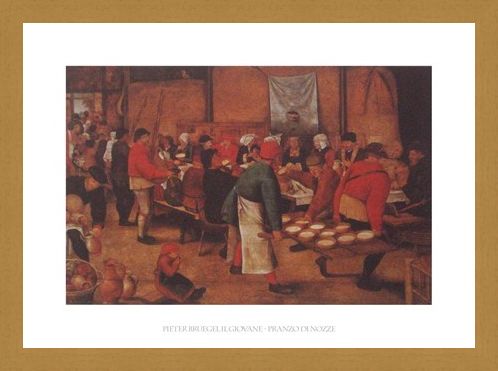 Framed Framed The Peasant Wedding - Pieter Bruegel