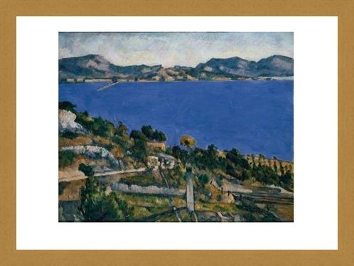 Framed Framed L'Estaque - Paul Cezanne