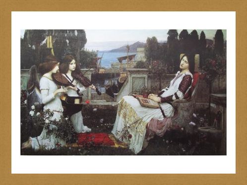 Framed Framed Saint Cecilia - John W Waterhouse