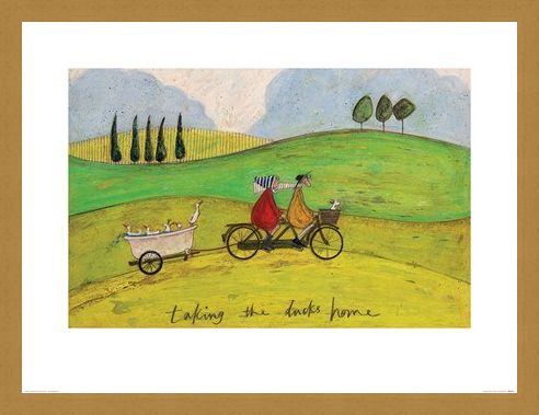 Framed Framed Taking the Ducks Home - Sam Toft