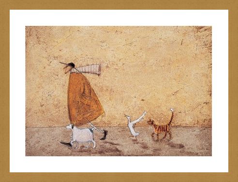 Framed Framed Ernest, Doris, Horace and Stripes - Sam Toft