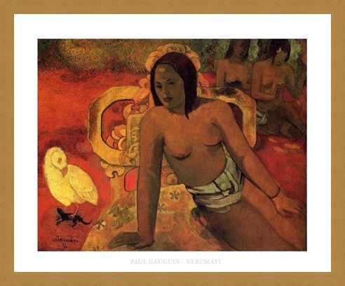 Framed Framed Vairumati - Paul Gauguin