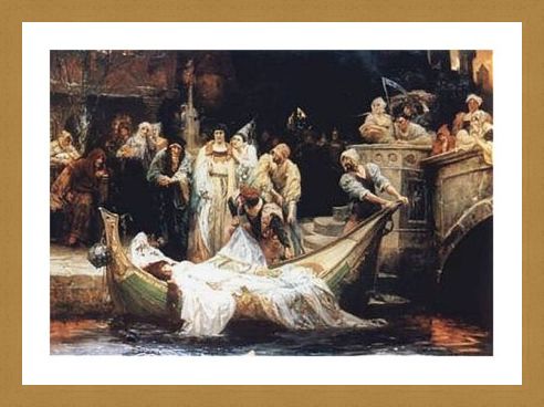 Framed Framed The Lady of Shalott - G E Robertson