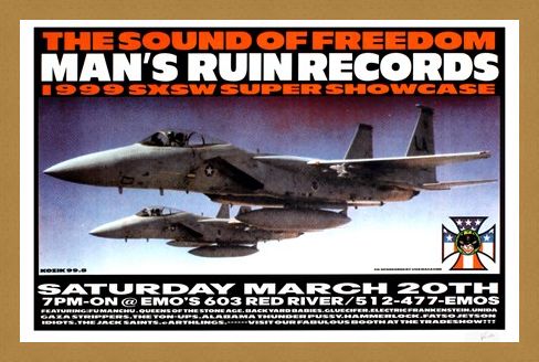Framed Framed Man's Ruin Records 1999 SXSW Showcase - Frank Kozik