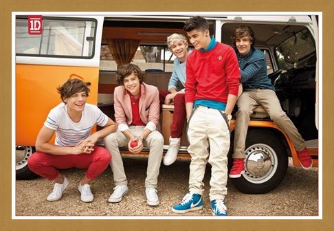 Framed Framed Camper Van Boys - One Direction
