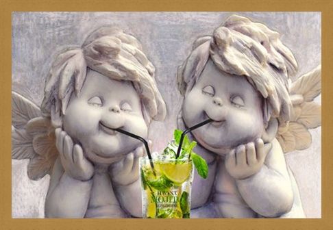 Framed Framed Angelic Mojito Drinkers - Stone Cold Sober