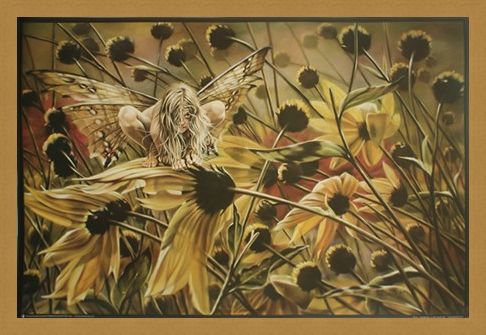 Framed Framed Chameleon Fairy - Sheila Wolk