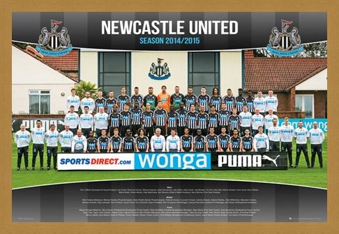 Framed Framed Team Photo - Newcastle United Football Club 2014/15