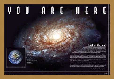 Framed Framed You Are Here - Look At That Dot