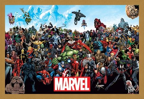 Framed Framed A Crazy World! - Marvel Universe