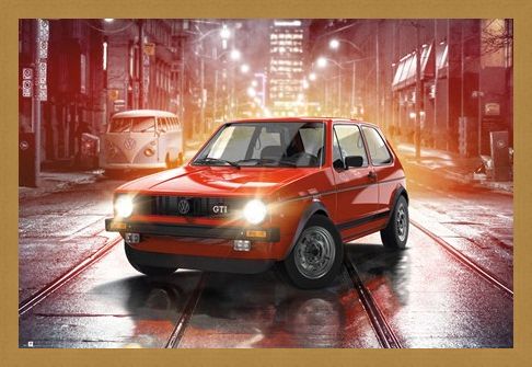 Framed Framed Iconic MK1 - VW Golf GTI