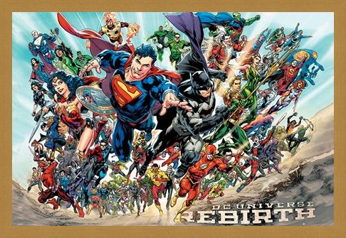 Framed Framed Justice League Rebirth - DC Comics