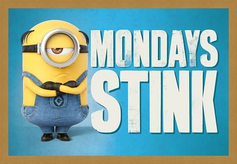 Framed Framed Mondays Stink - Despicable Me 3