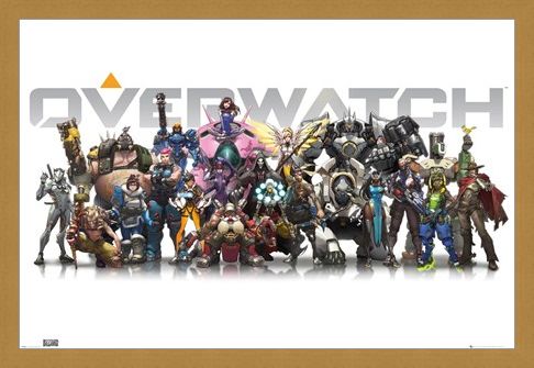 Framed Framed They're All Here - Overwatch