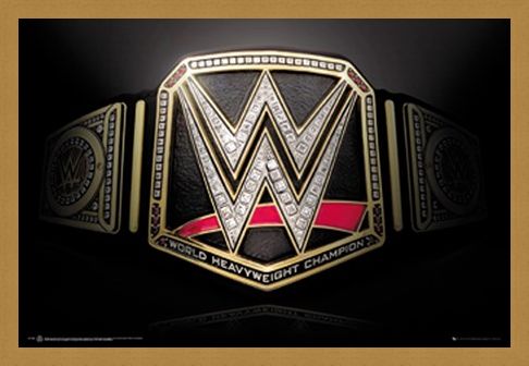 Framed Framed Title Belt - WWE