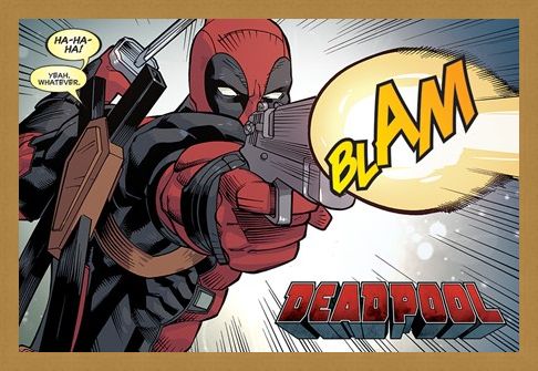 Framed Framed Blam - Deadpool