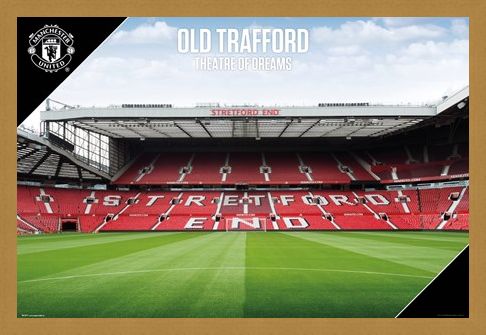 Framed Framed Old Trafford 17-18 - Manchester United