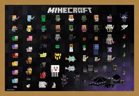 Framed Framed Pixel Sprites - Minecraft