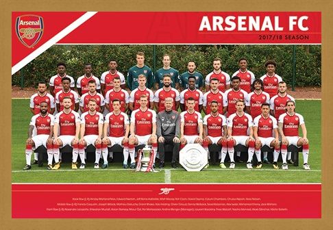 Framed Framed Arsenal FC - (Team 17/18)