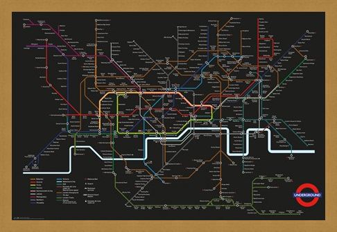 Framed Framed Transport For London - Rainbow Network