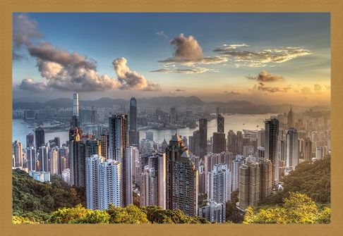 Framed Framed Victoria Peak - Hong Kong
