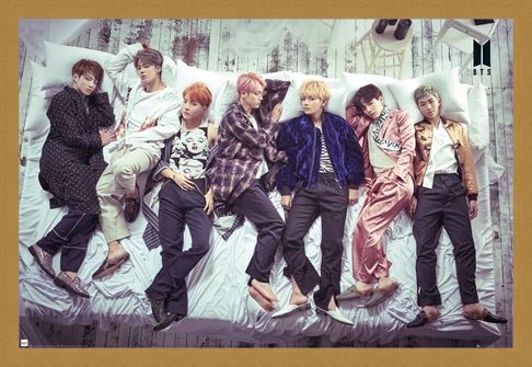 Framed Framed Group Bed - BTS K-Pop