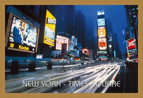 Framed Framed Neon Panorama - New York City