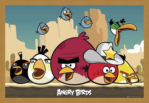 Framed Framed The Sheriff has Arrived! - Angry Birds