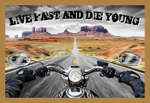 Framed Framed Live Fast and Die Young - Open Road