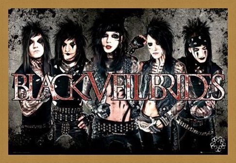 Framed Framed Black Veil Brides - Glam Rock