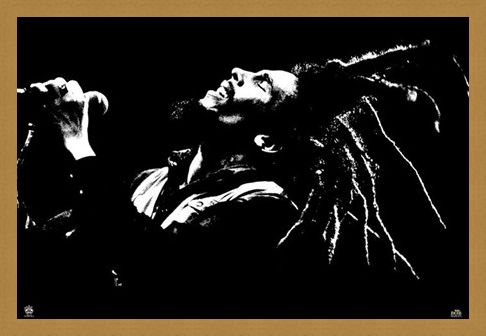 Framed Framed King of Dreads - Bob Marley