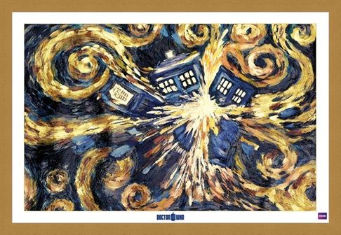 Framed Framed Exploding Tardis - Doctor Who