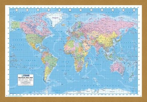 political world map map of the world poster buy online